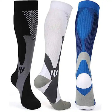 Chaussettes Running Homme -ARRIERE– Soutien musculaire, amélioration de la circulation et drainage lymphatique.